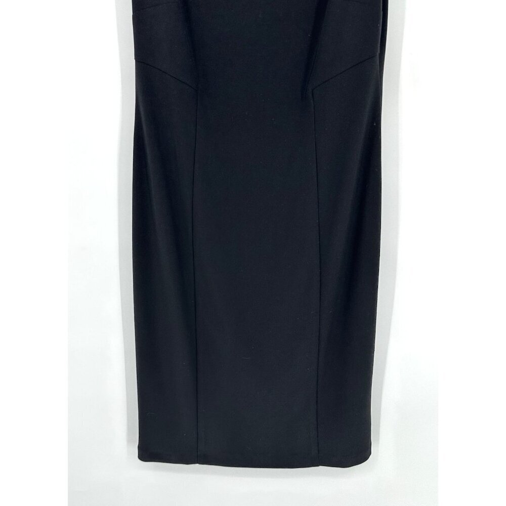 JOSEPH RIBKOFF dress sheath black lbd 10 jewel chain formal cocktail party - Picture 9 of 16